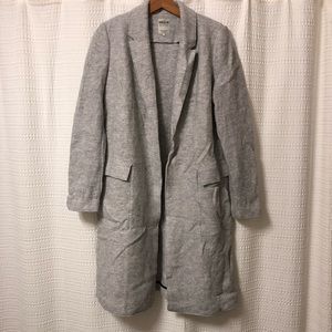 Zara Trafaluc Wool Blend Gray Coat